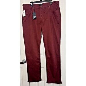 Paige Normandie Jeans Mens 40x34 Fit Burgundy Denim Pants Commute Office City